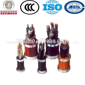 Copper conductor screening rubber cable