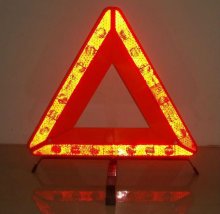 reflective warning triangle sign