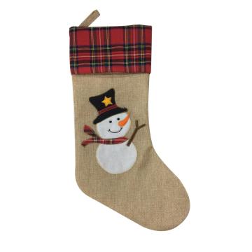 Traditional Christmas Decoration Snowman Stocking