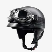 Retro Crash Half Helmet Black Mountain Bike Helmet