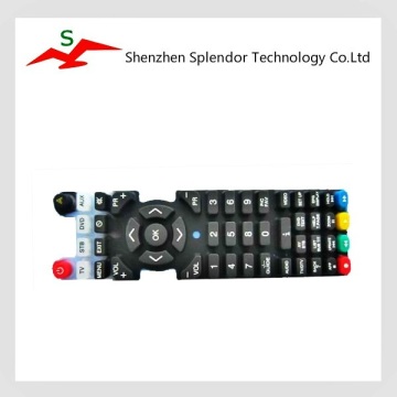 silicone rubber keypad for DVD remote controller