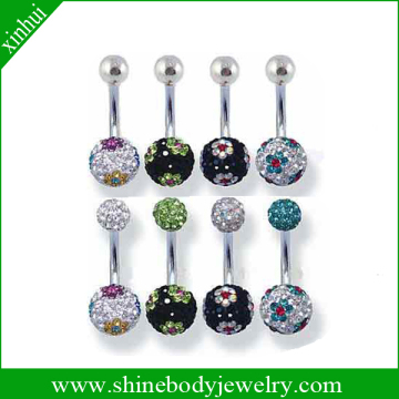 body piercing nickel free belly button rings