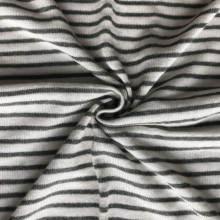 Viscose linen stripe single jersey