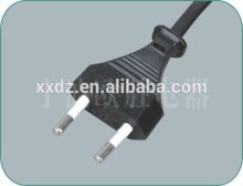 2 pins Europe flat power cable