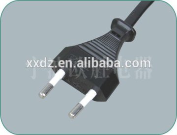 2 pins Europe flat power cable