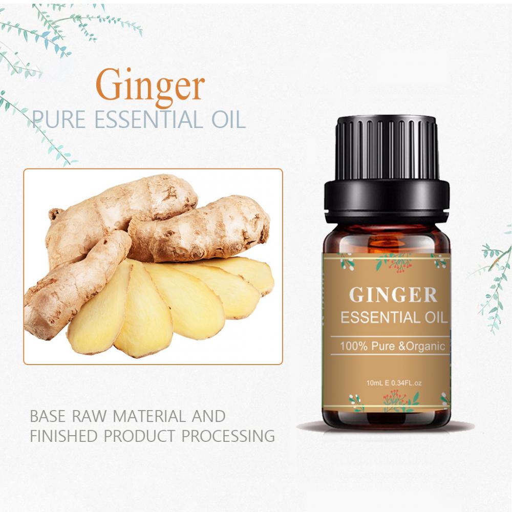 Pure Relieve Headaches Minyak Ginger Pijat Minyak Esensial