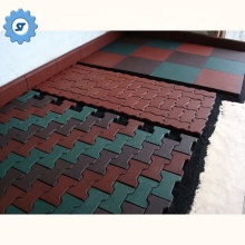 Rubber Interlock Tiles Floor Vulcanizing Curing Press Making Machine