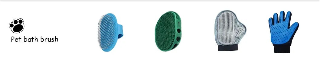 Pet Brush Painless Pet Deshedding Cat Hair Remover Stainless Steel Brush Plastic Dog Slicker Brush