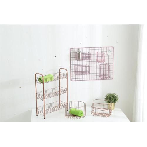 Metal Bath rack make up rack