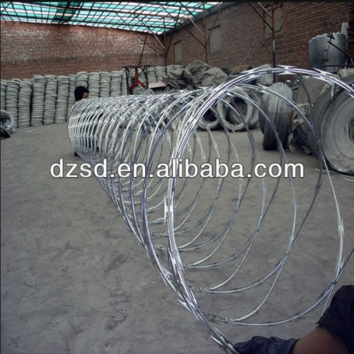 hot-dipped galvanized razor barbed wire