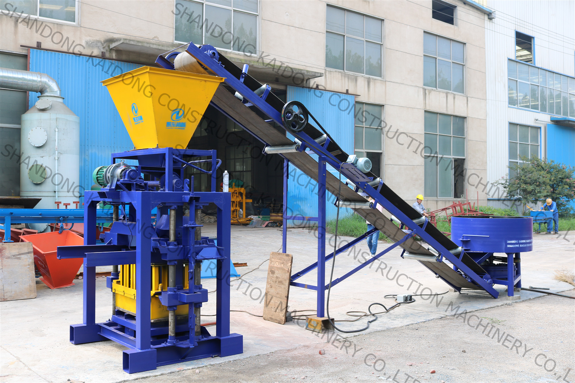 Concrete Cement Automatic Hollow Block / Brick Making Machine Price in India