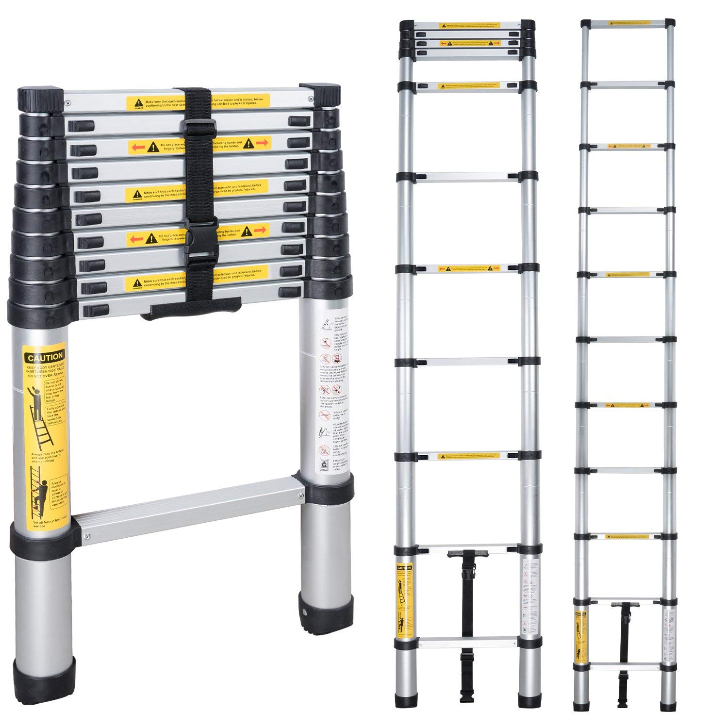 Telescopic Part Aluminum En131 Fiberglass Single Straight Ladder