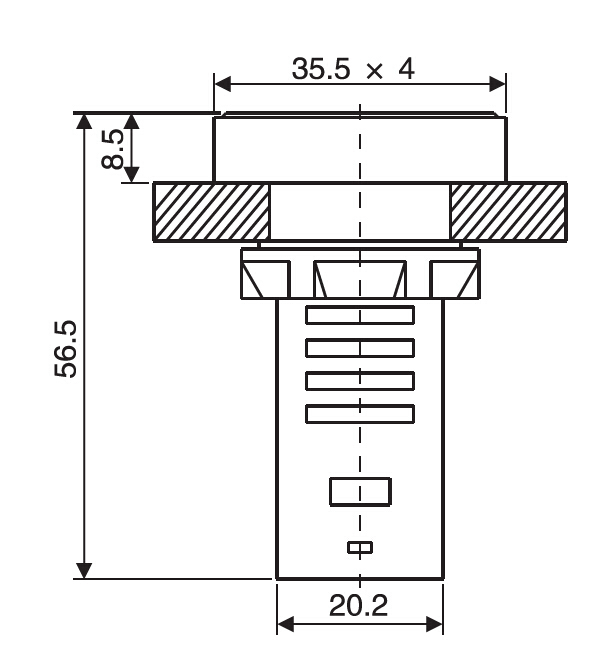 SAIP/SAIPWELL AC/DC12V Electrical Isolation Brake Position I Anti-interference Indicator Light