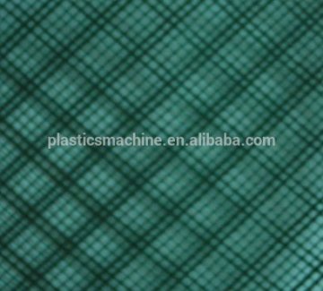 Plastic extruded netting machine, extruded netting machine