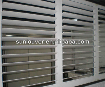 Metal aluminum louver window shutter, louver blade