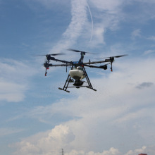 Agricultural crop protection drone