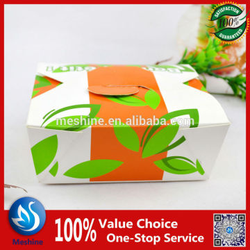 Disposable take away noodle box with plastic handle