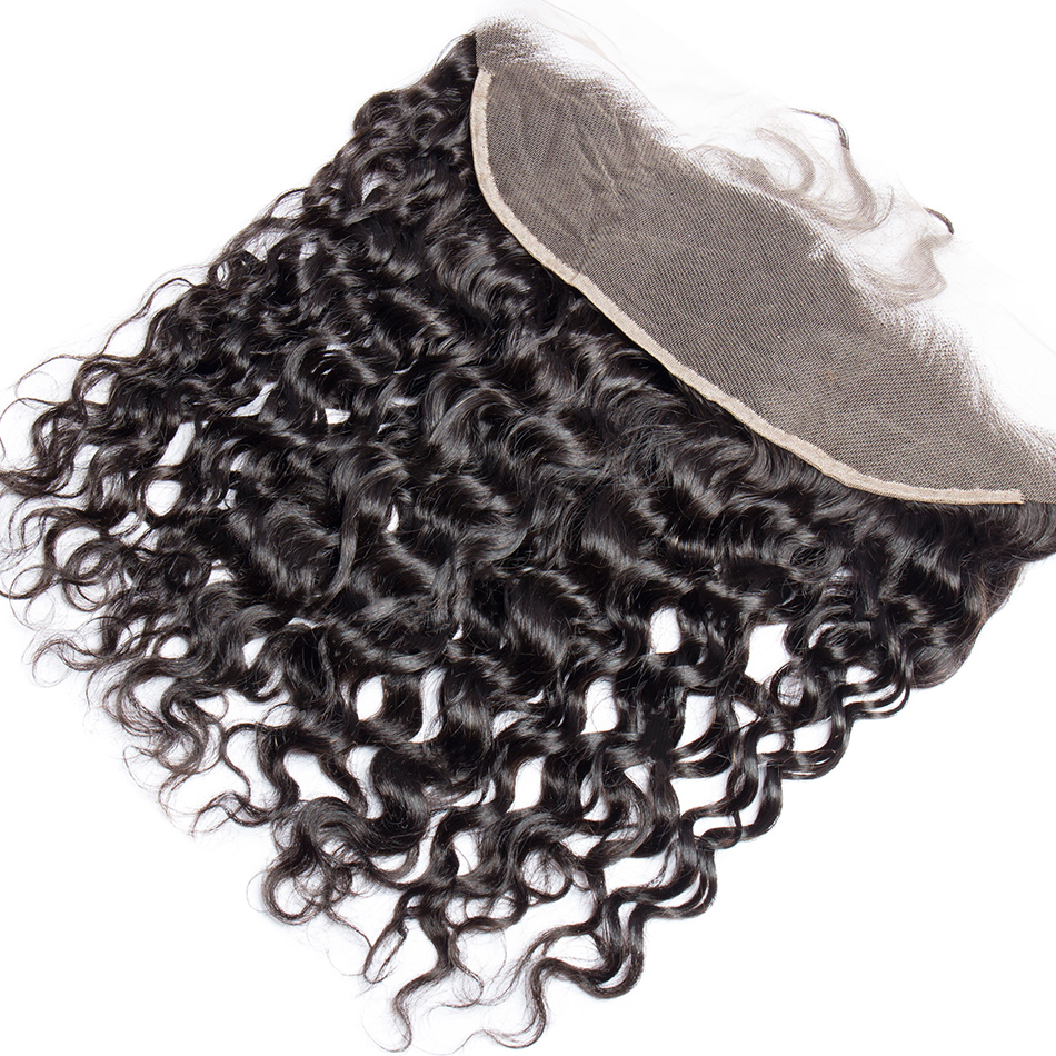 wholesale virgin hair vendors cheap price 13x4 lace frontal closure unprocessed water curly hair lace closure 13x4 closure