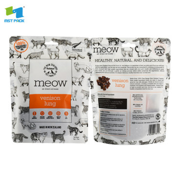 Bio stand up petfood envasado bolsas biodegradables