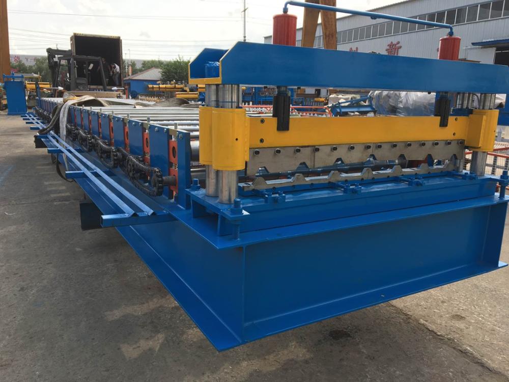 2020 New Condition CE ISO Support Trapezoidal Roof Sheet Roll Forming Machine