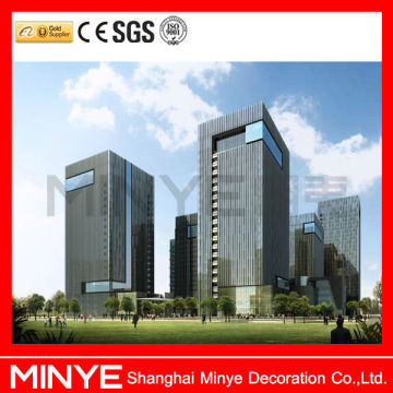 Glazed aluminum curtain wall/aluminum curtain wall systems/unitized curtain wall system