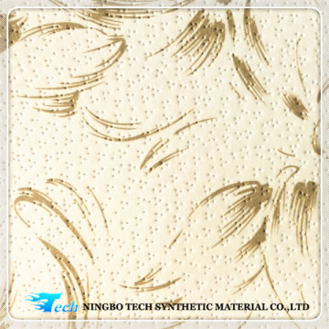 Popular pu shoe lining embossed and dipping shoes lining