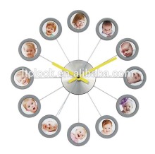 Wholesale Aluminium Metal Clock with Photo Frame
