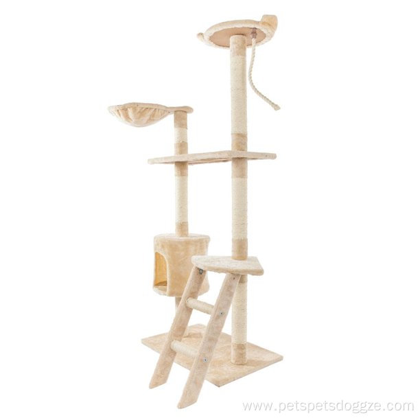Height Cat Tree Pet Play House Climbing Tower