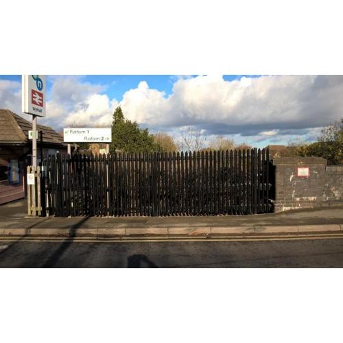 Garden steel palisade fence Factory Supply sale