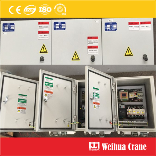 Gabinete de control eléctrico de la grúa