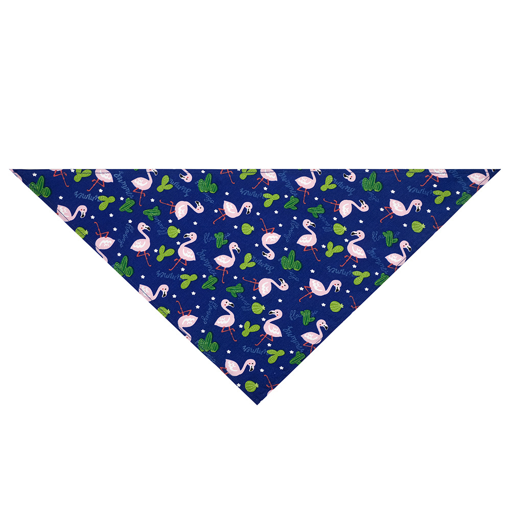 New Pet Triangle Scarf Summer Fruit Pattern Small Fresh Dog Saliva Towel Pet Scarf In Stock