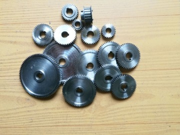 15pcs/set Metal mini lathe gears , Metal Cutting Machine gears , Metal lathe gears