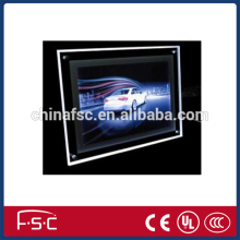 led edge light acrylic crystal slim led light box