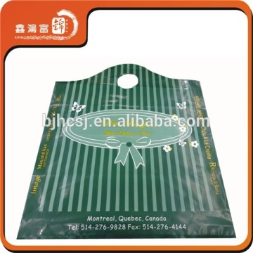 Logo customized printing plastic bag die cut