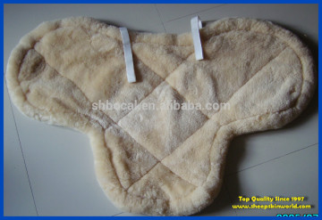 sheepskin wool equestrian saddle pad