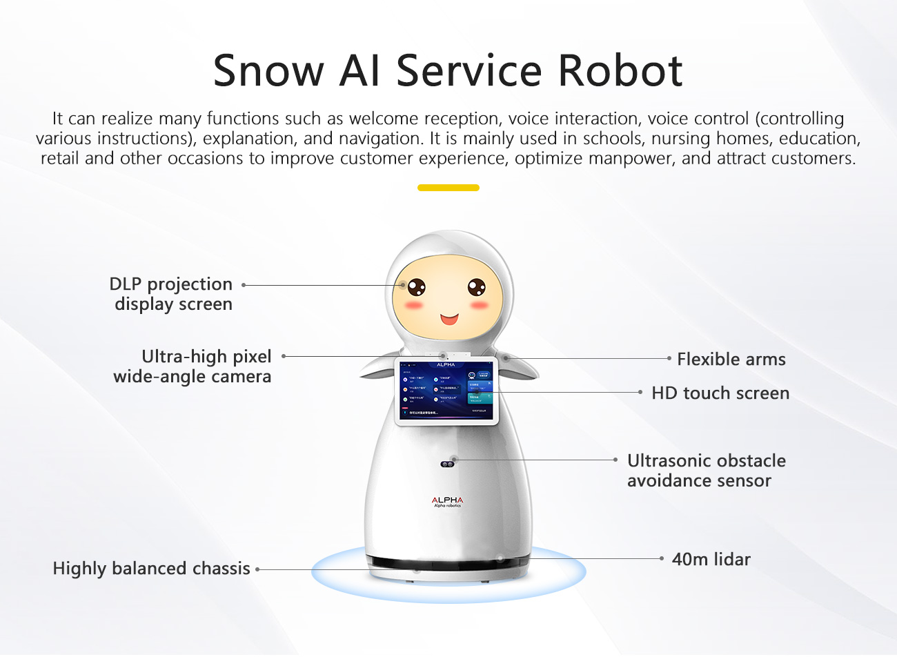 Business Consulting New Artificial Intelligence Robot Humanoid Personal Assistant Robot