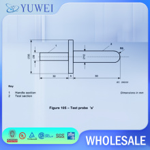 IEC60745-2-5 Test Probe a For Circular Saws Safety Testing