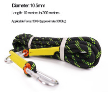 Polyester double braided rope climbing rope rock rope