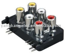 RCA Jacks(CYB-3.2-6DW22-100  6802)