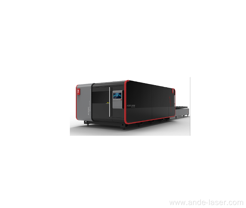 Full protective cover fiber laser cutting machine