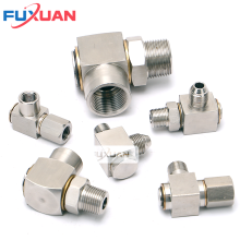 Stainless Steel High Pressure Swivel Joint for Cleaning Machine Coil Right Angle Rotary Joint