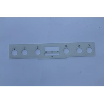 Panel de control de vidrio templado personalizado vidrio de vidrio blanco