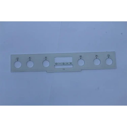 Custom Tempered Glass Control Panel Glass White Glass