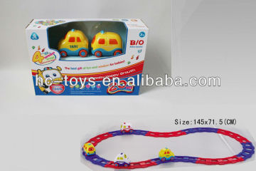 B/O Plastic Cartoon Railway Car,Mini Tram Car, Musical Tram Car