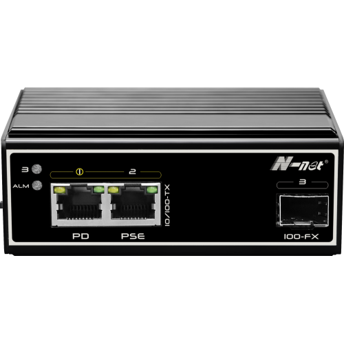 3 ports industrial PoE switch