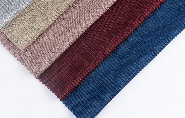 China textiles shinning weft  rib elastic knit fabric stretch composition polyester ribbed spandex fabric clothes