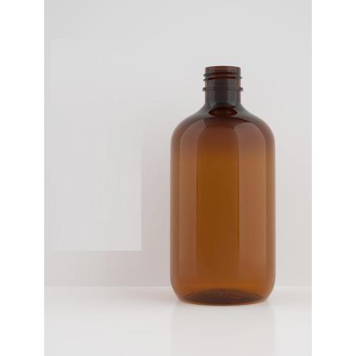 Flacon de lotion d&#39;épaule rond 500 ml PET séparé