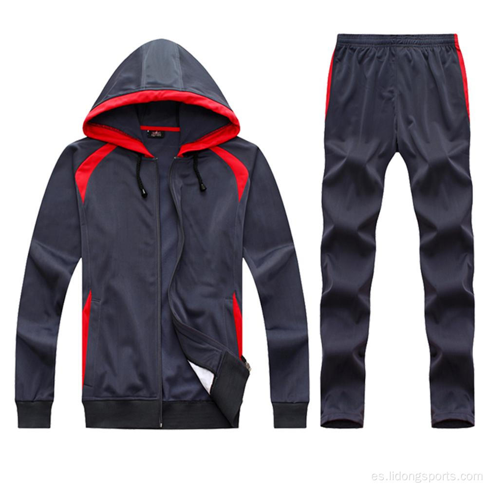 Men Sport Suit Último diseño Sportswear de chándal de sudadera con capucha