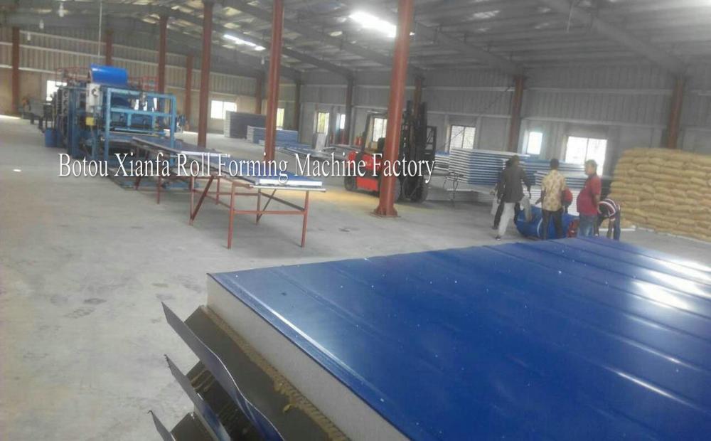 Rock Wool EPS Sandwich Panel Making Machine