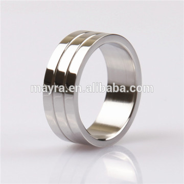 Infinity large diameter rings stainless steel for man